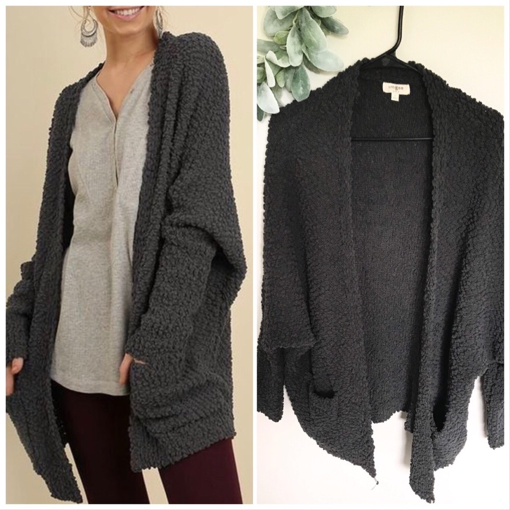 Umgee Nubby Oversized Cardigan/Duster